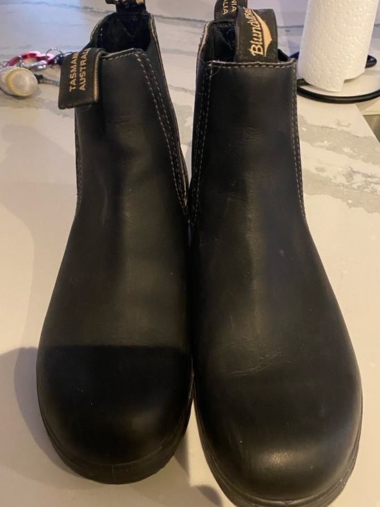 Blundstone Shoes - Blundstone Womens Black Leather Chukka Boots